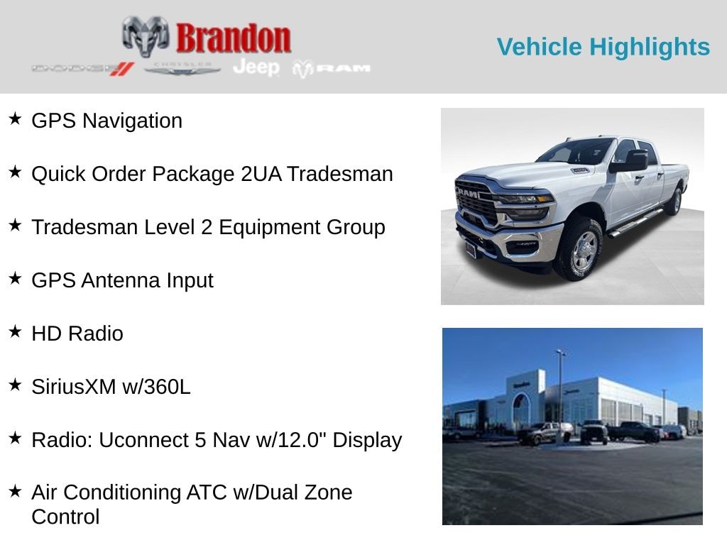 New 2026 Ram 2500 Tradesman Pickup