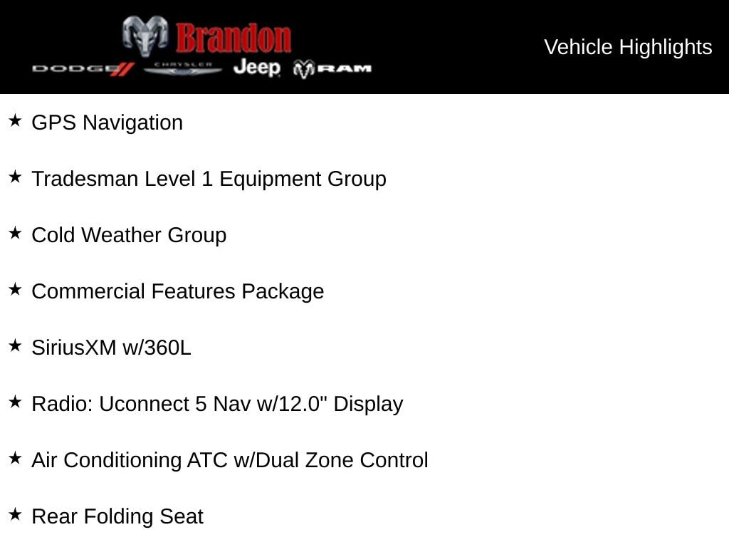 New 2025 Ram 2500 Tradesman Pickup