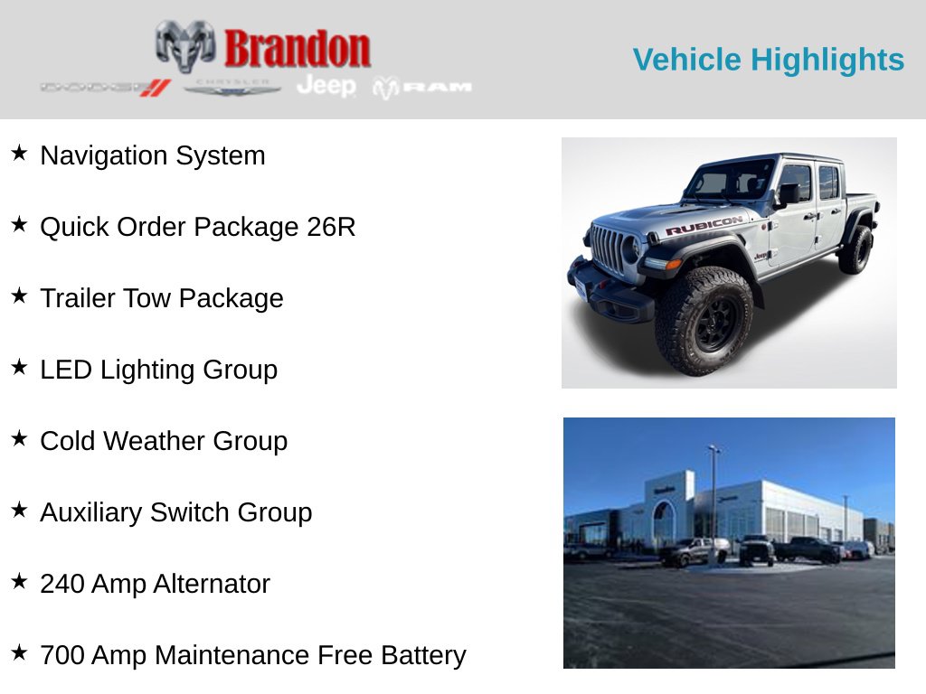 Used 2022 Jeep Gladiator Rubicon Truck