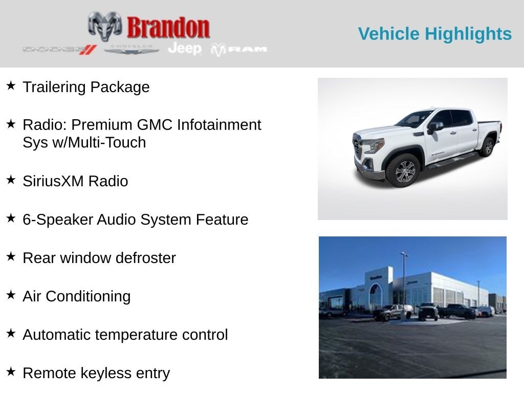 Certified 2019 GMC Sierra 1500 SLT Truck