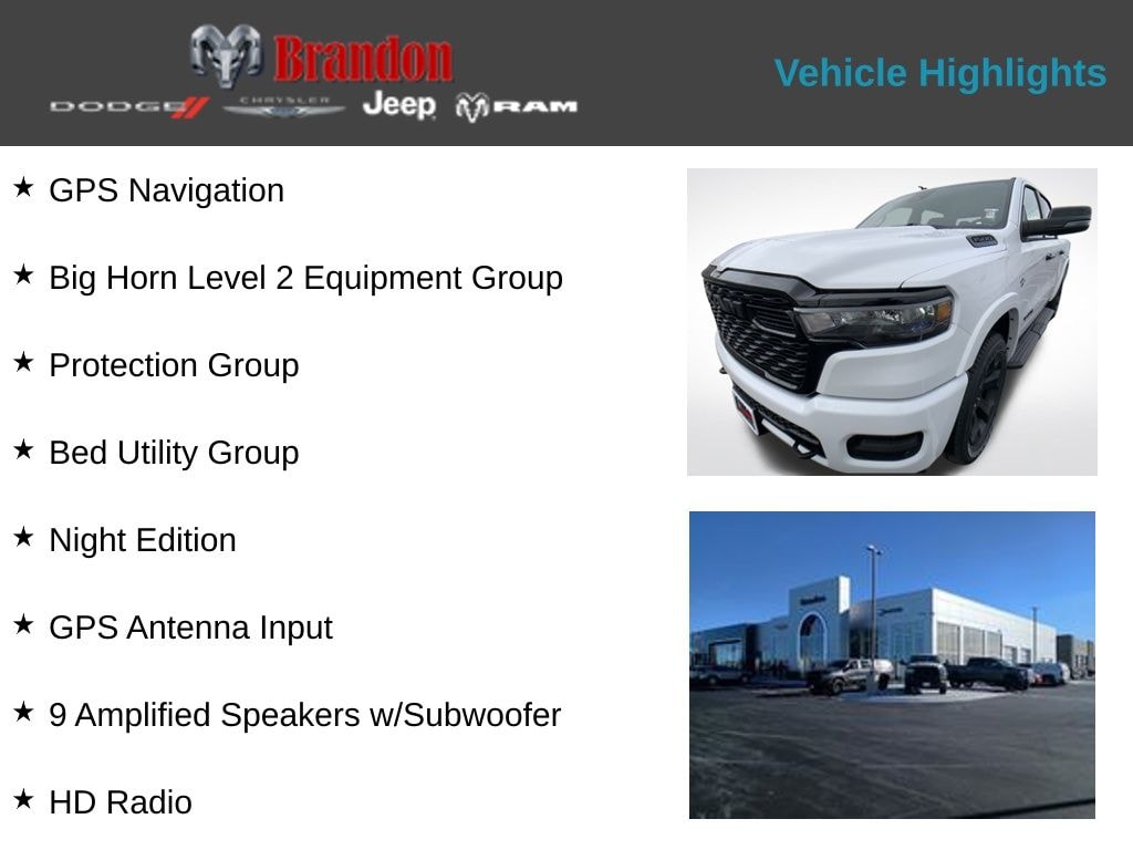 New 2026 Ram 1500 Big Horn/Lone Star Pickup