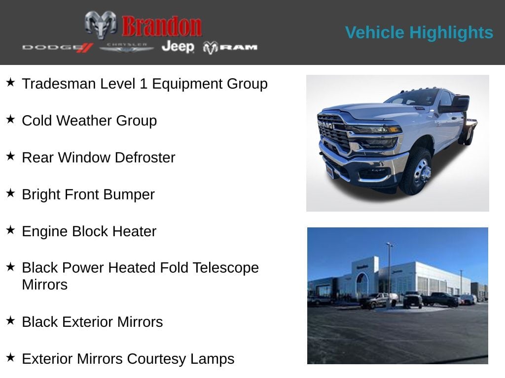 New 2026 Ram 3500 Chassis Cab Tradesman/Big Horn Pickup