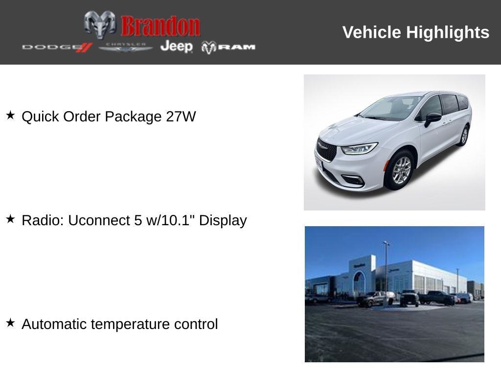 Used 2024 Chrysler Pacifica Touring Minivan/Van