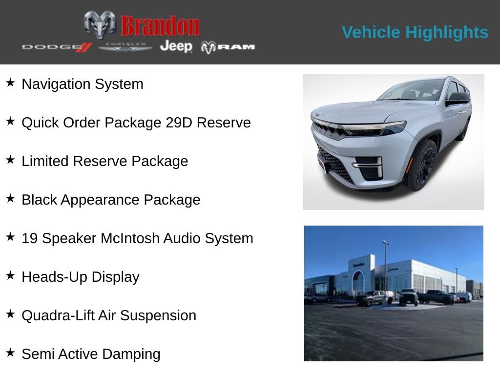 New 2026 Jeep Grand Wagoneer Limited Sport Utility