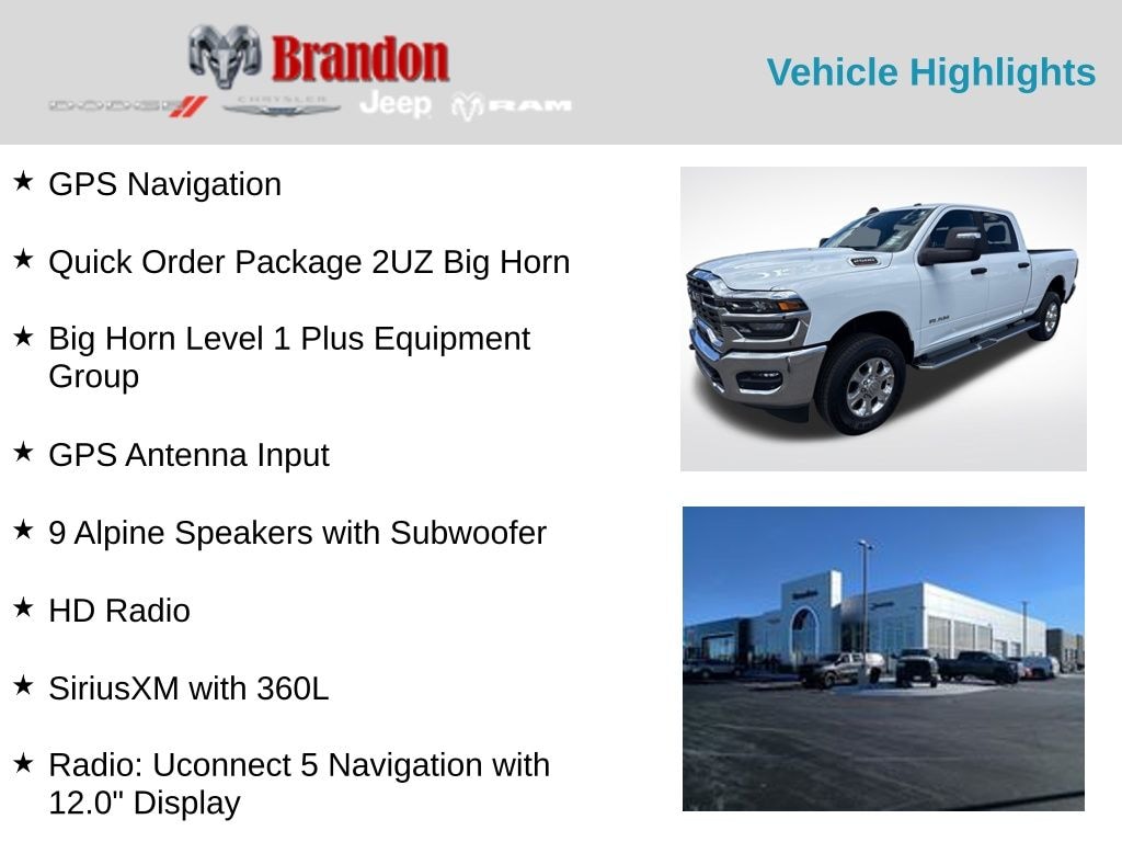 Used 2026 Ram 2500 Big Horn Truck