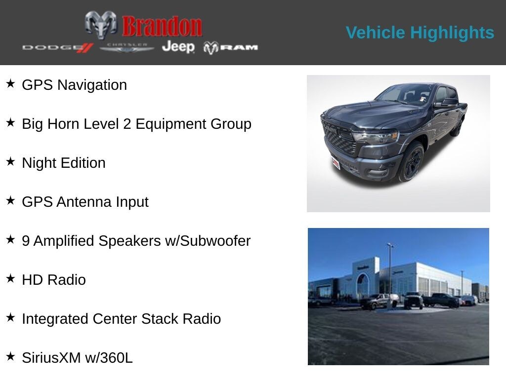 New 2026 Ram 1500 Big Horn/Lone Star Pickup