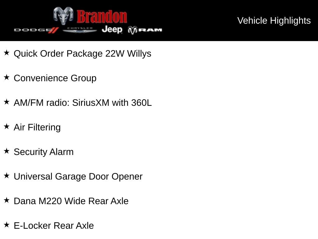 New 2026 Jeep Wrangler Sport Sport Utility