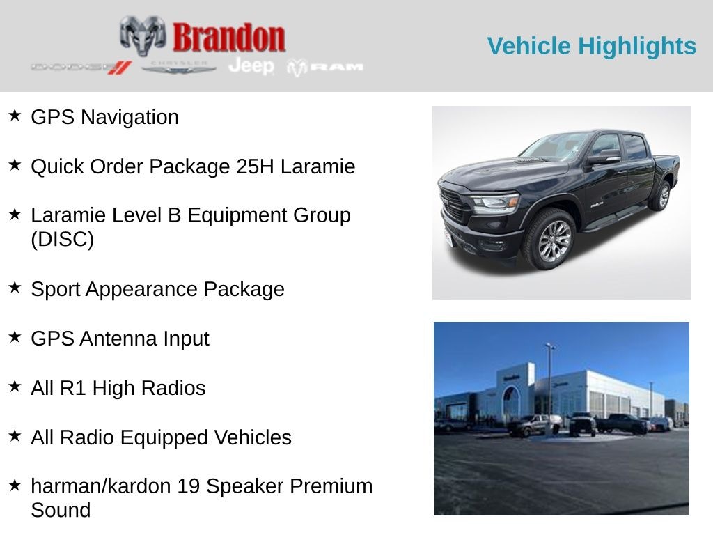 Used 2022 Ram 1500 Laramie Truck