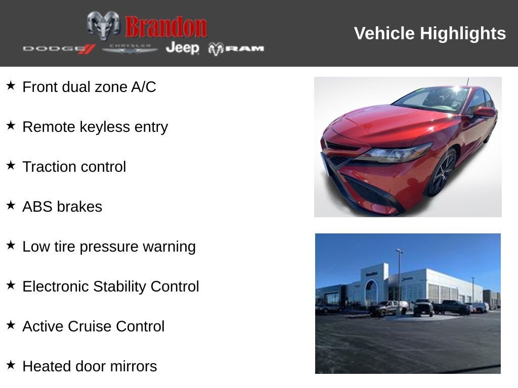 Used 2022 Toyota Camry SE Sedan