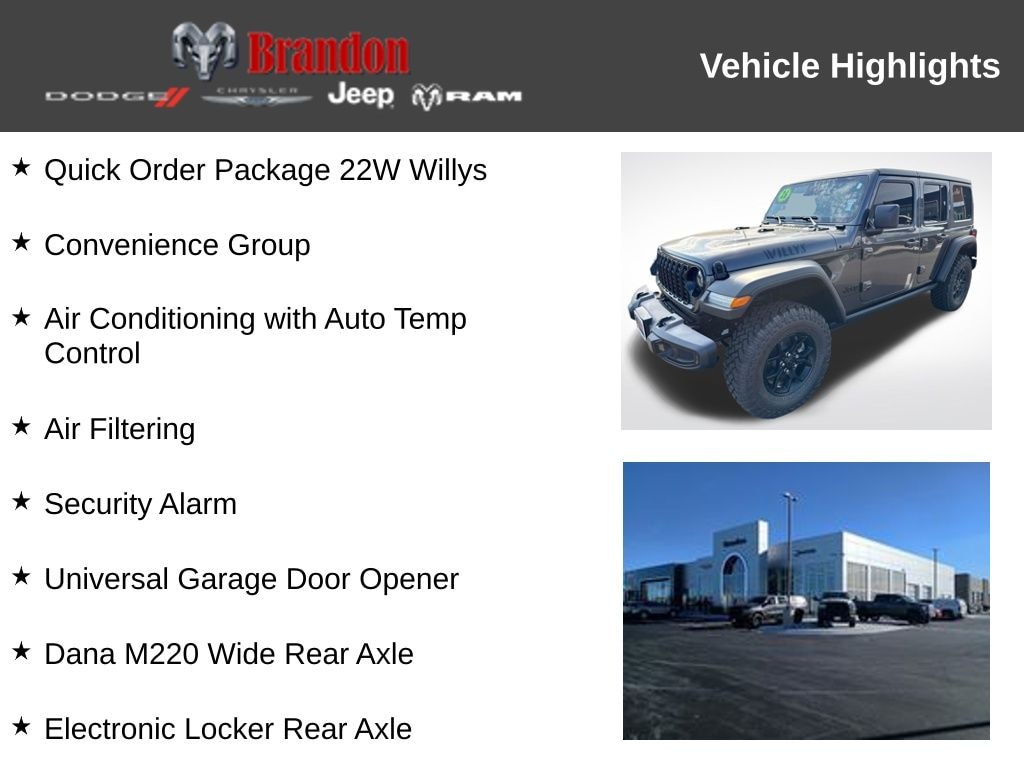 Used 2026 Jeep Wrangler Willys SUV