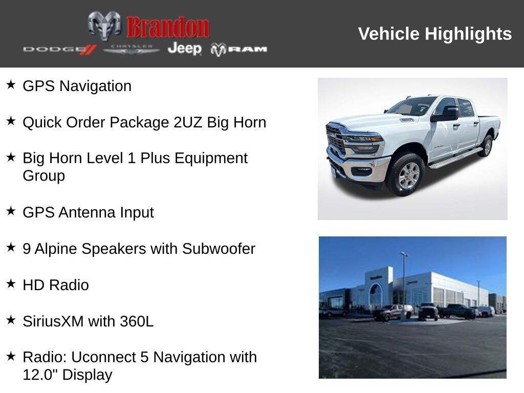Used 2026 Ram 2500 Big Horn Truck