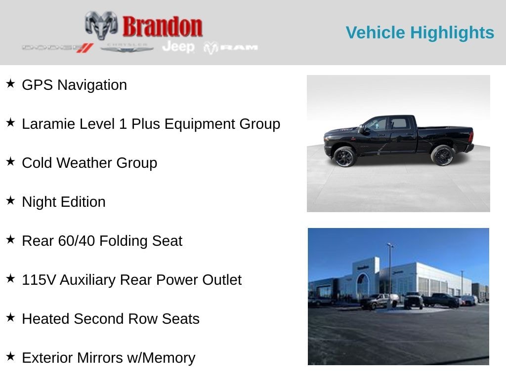 New 2026 Ram 2500 Laramie Pickup