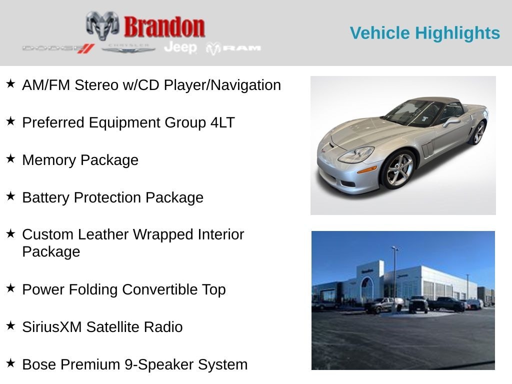 Used 2013 Chevrolet Corvette Grand Sport Convertible