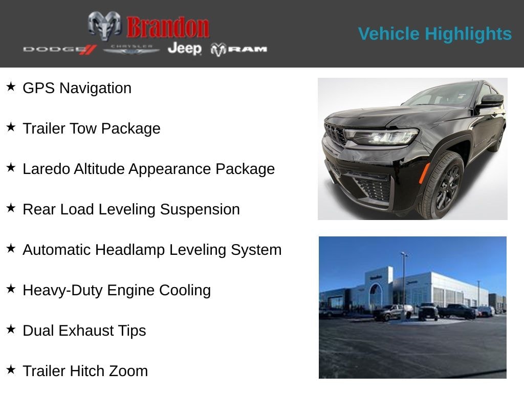 New 2026 Jeep Grand Cherokee L Laredo Sport Utility