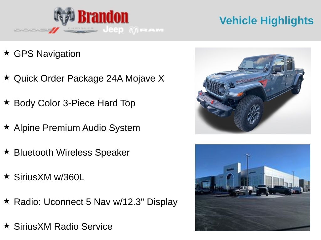 Used 2025 Jeep Gladiator Mojave Truck
