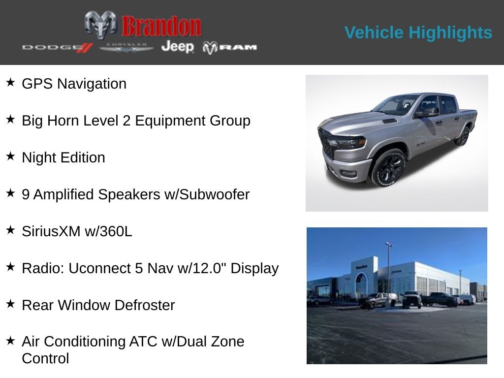 New 2026 Ram 1500 Big Horn/Lone Star Pickup