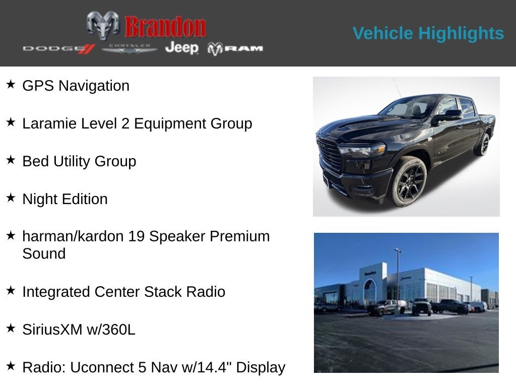 New 2026 Ram 1500 Laramie Pickup