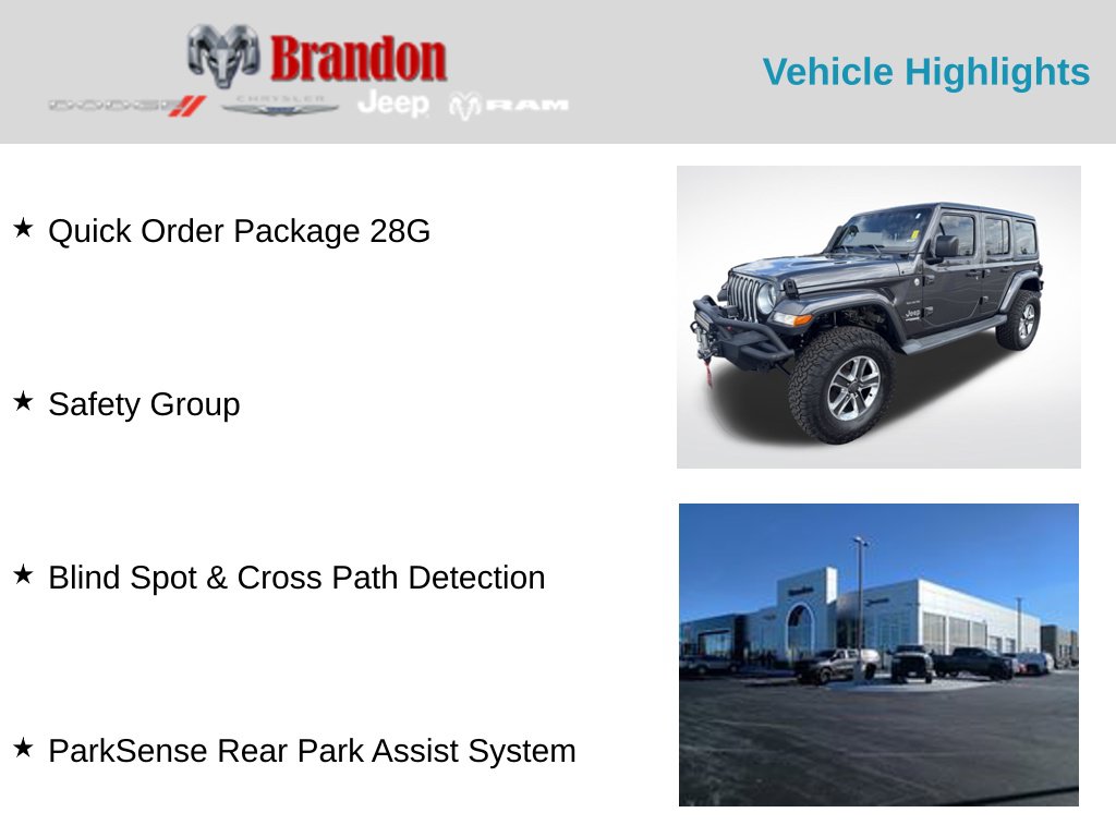 Used 2019 Jeep Wrangler Unlimited Sahara SUV