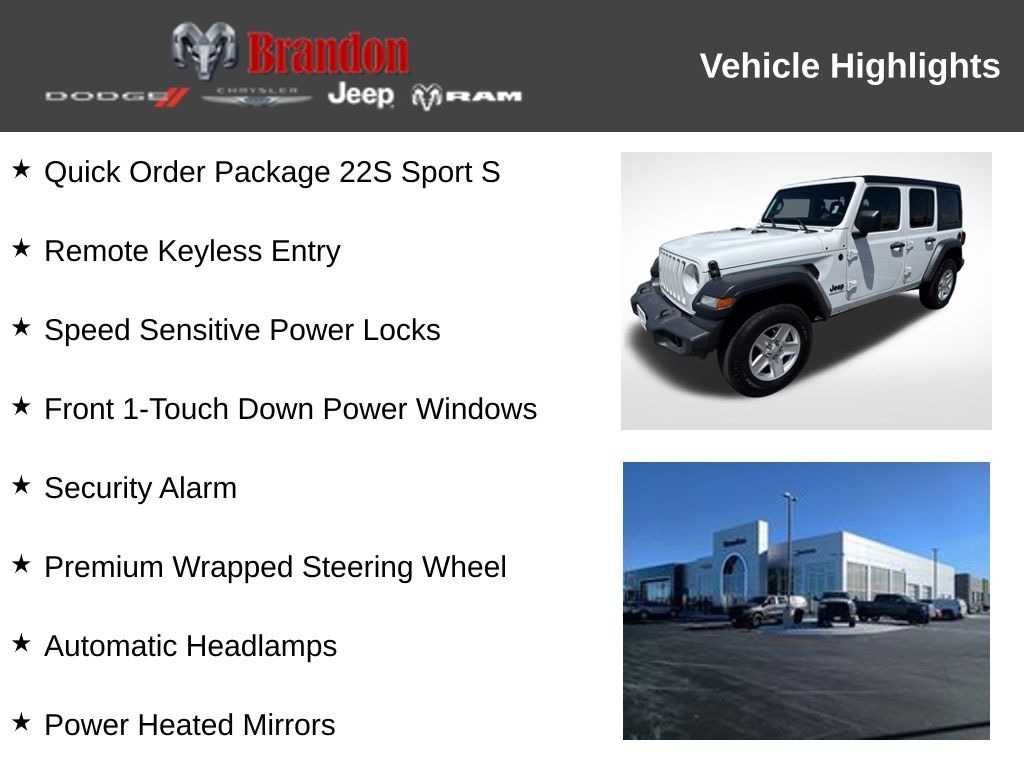 Used 2023 Jeep Wrangler Sport S SUV