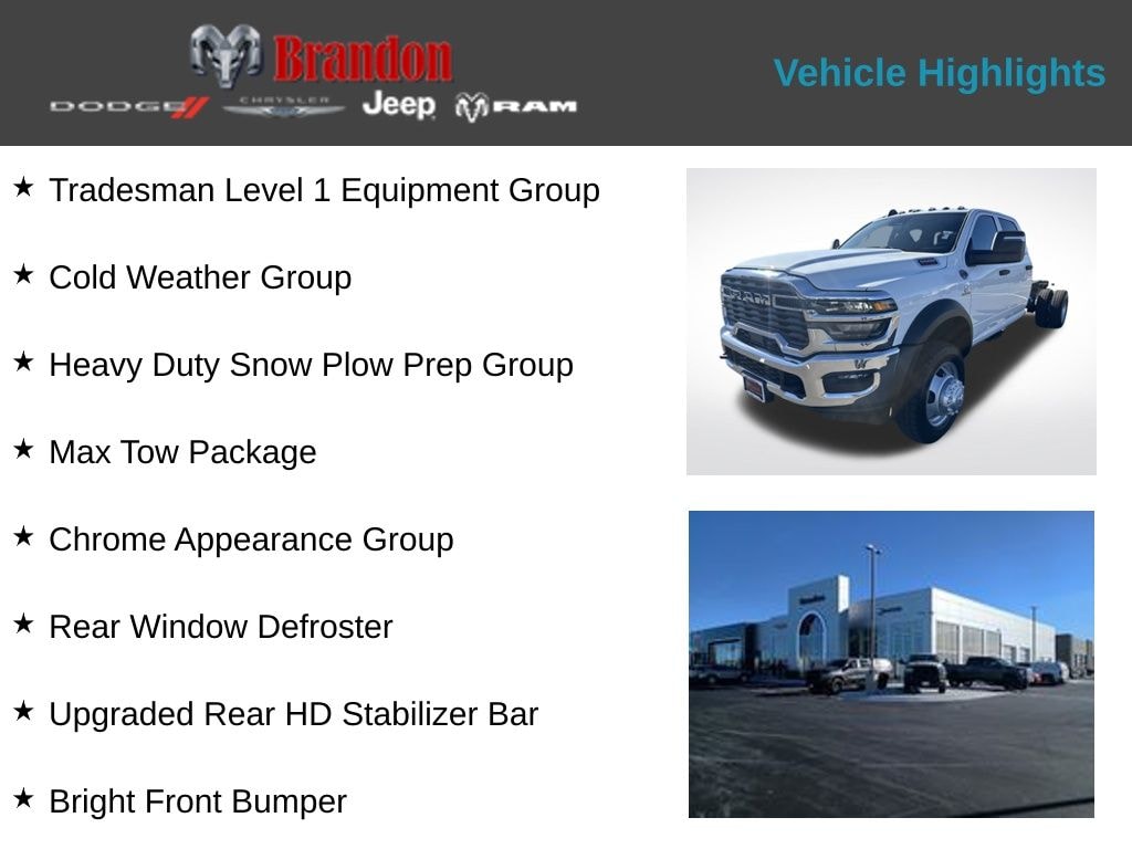 New 2026 Ram 5500 Chassis Cab Tradesman/Big Horn Pickup