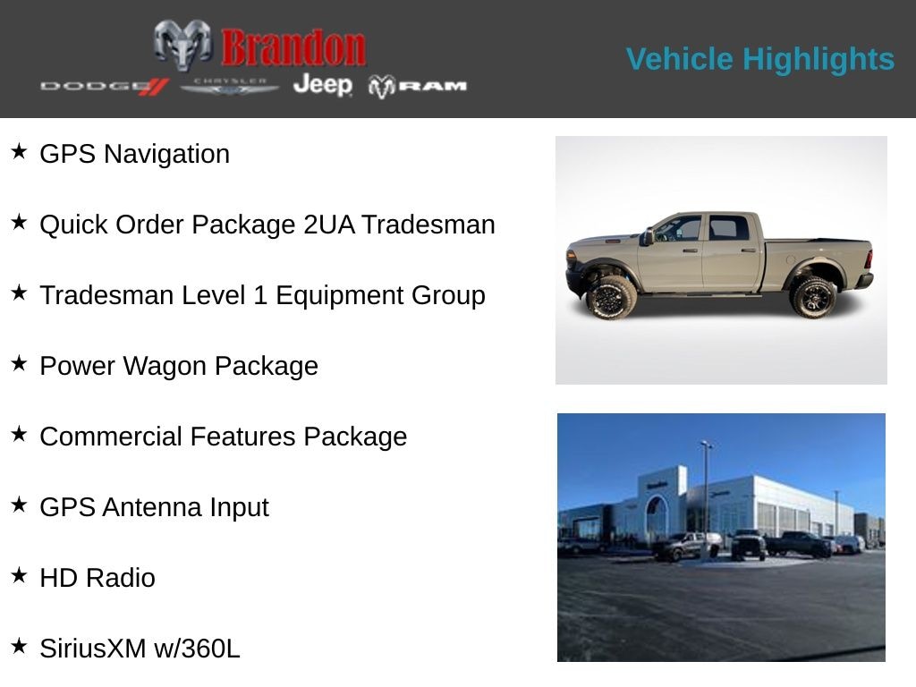 New 2026 Ram 2500 Tradesman Pickup