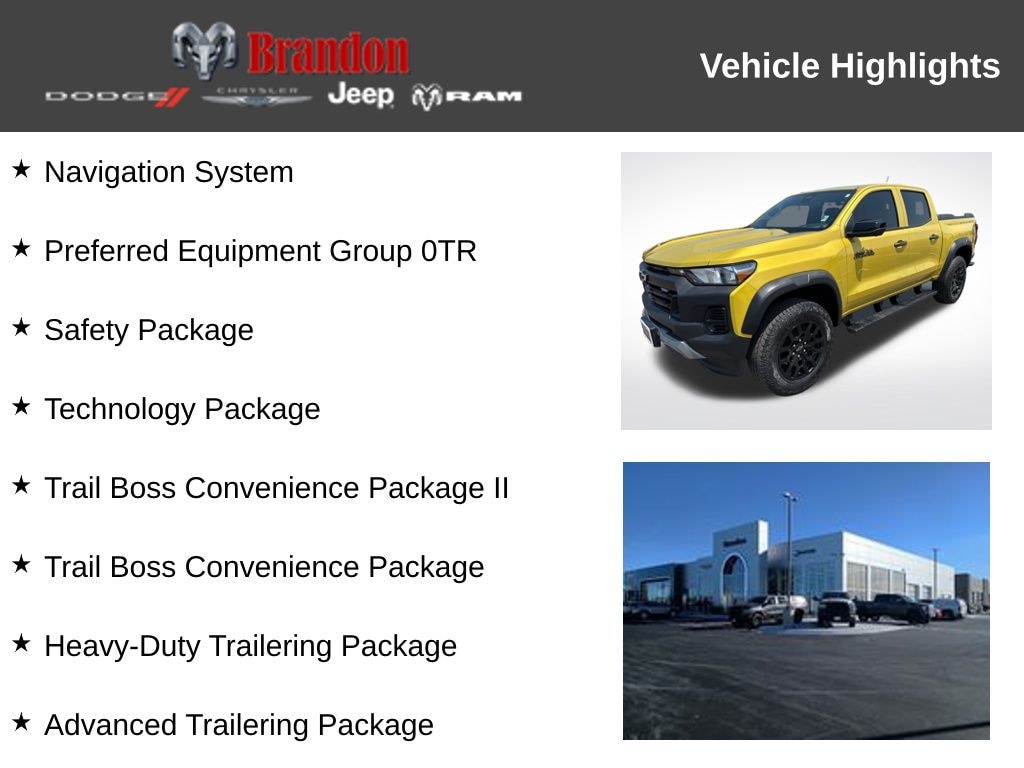 Used 2023 Chevrolet Colorado Trail Boss Truck