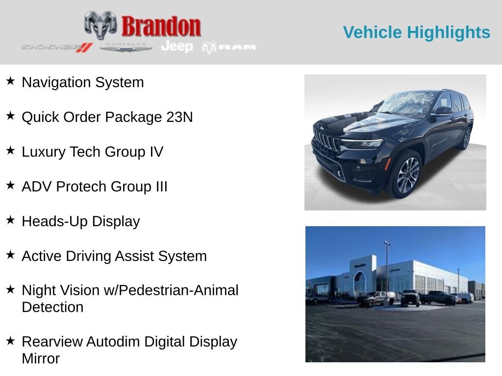 Used 2024 Jeep Grand Cherokee Overland SUV