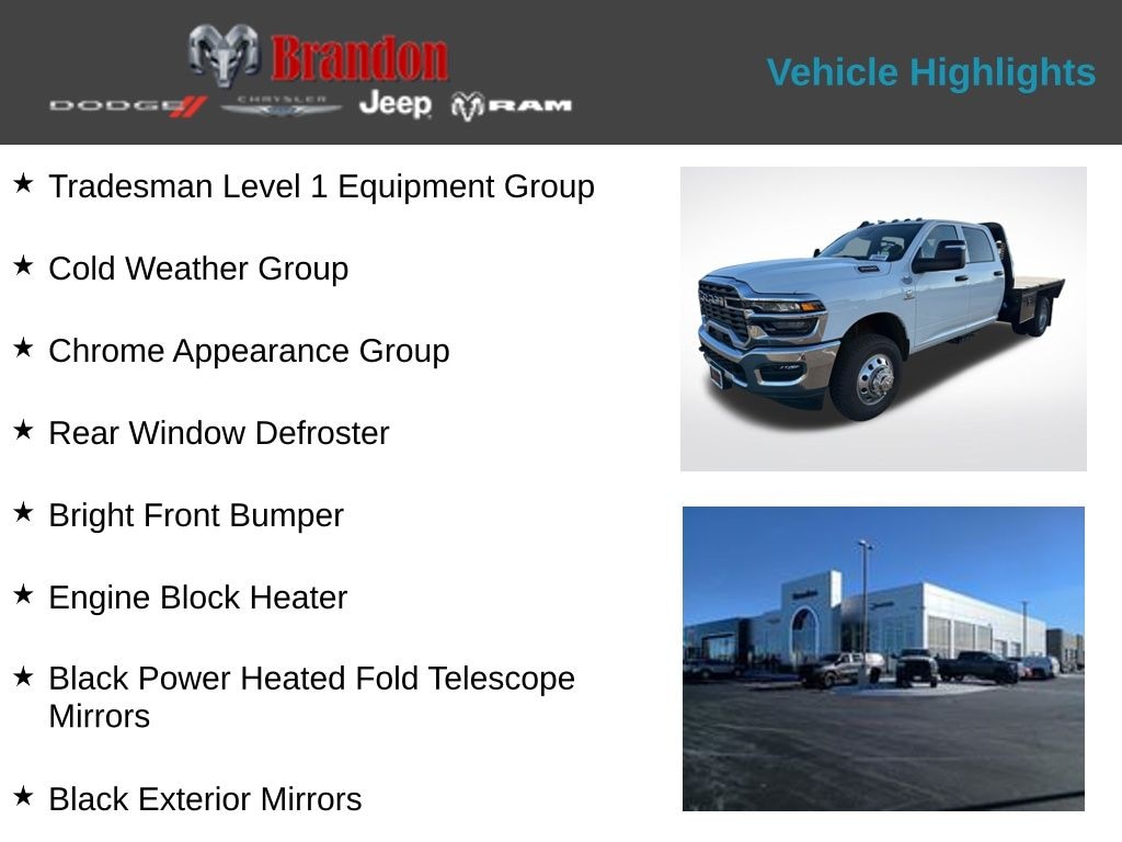New 2026 Ram 3500 Chassis Cab Tradesman Pickup