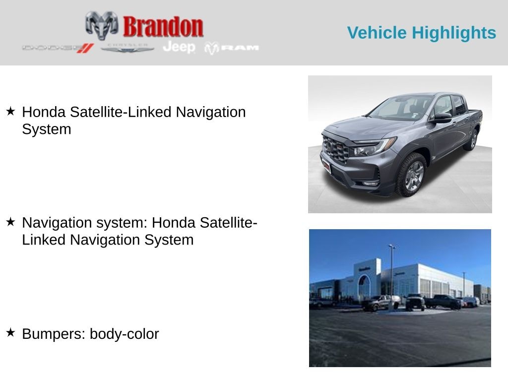 Used 2025 Honda Ridgeline TrailSport Truck