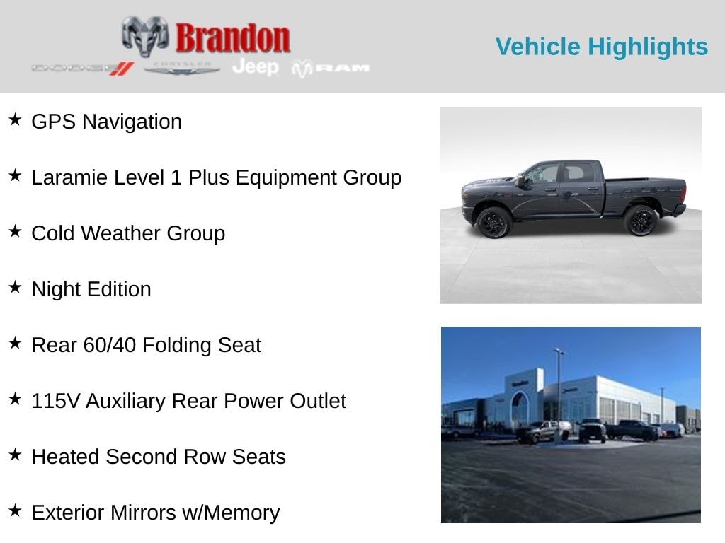 New 2026 Ram 2500 Laramie Pickup