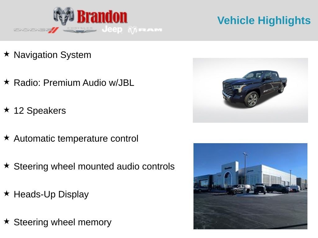 Certified 2024 Toyota Tundra Hybrid Capstone Truck