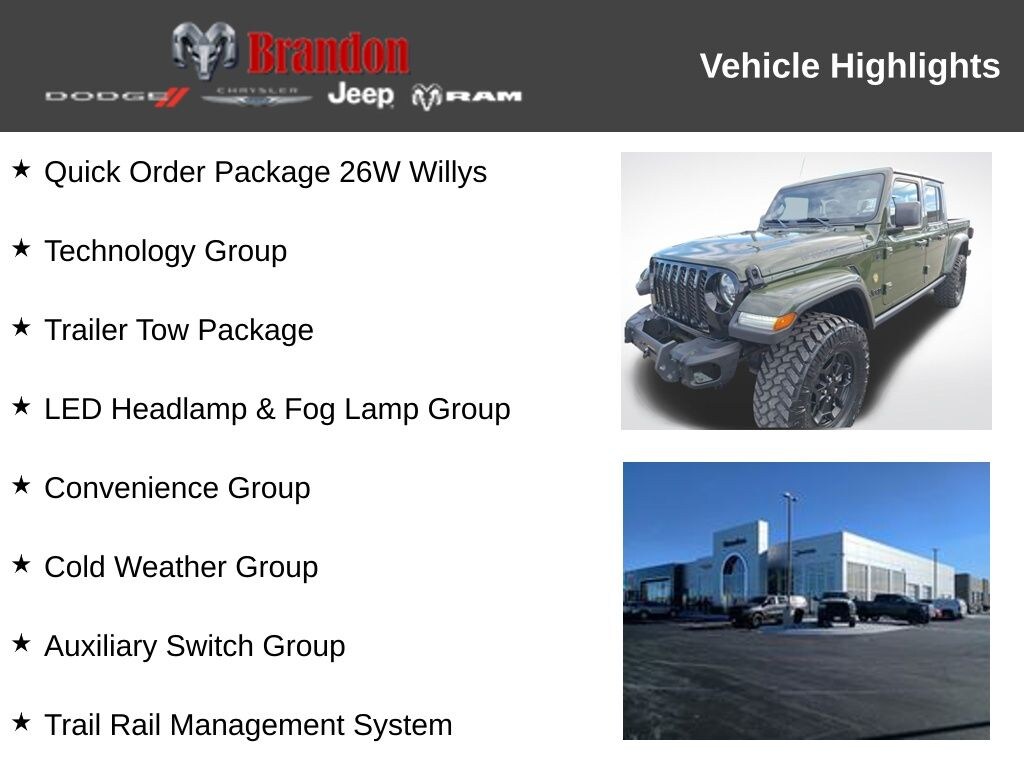 Used 2021 Jeep Gladiator Willys Truck