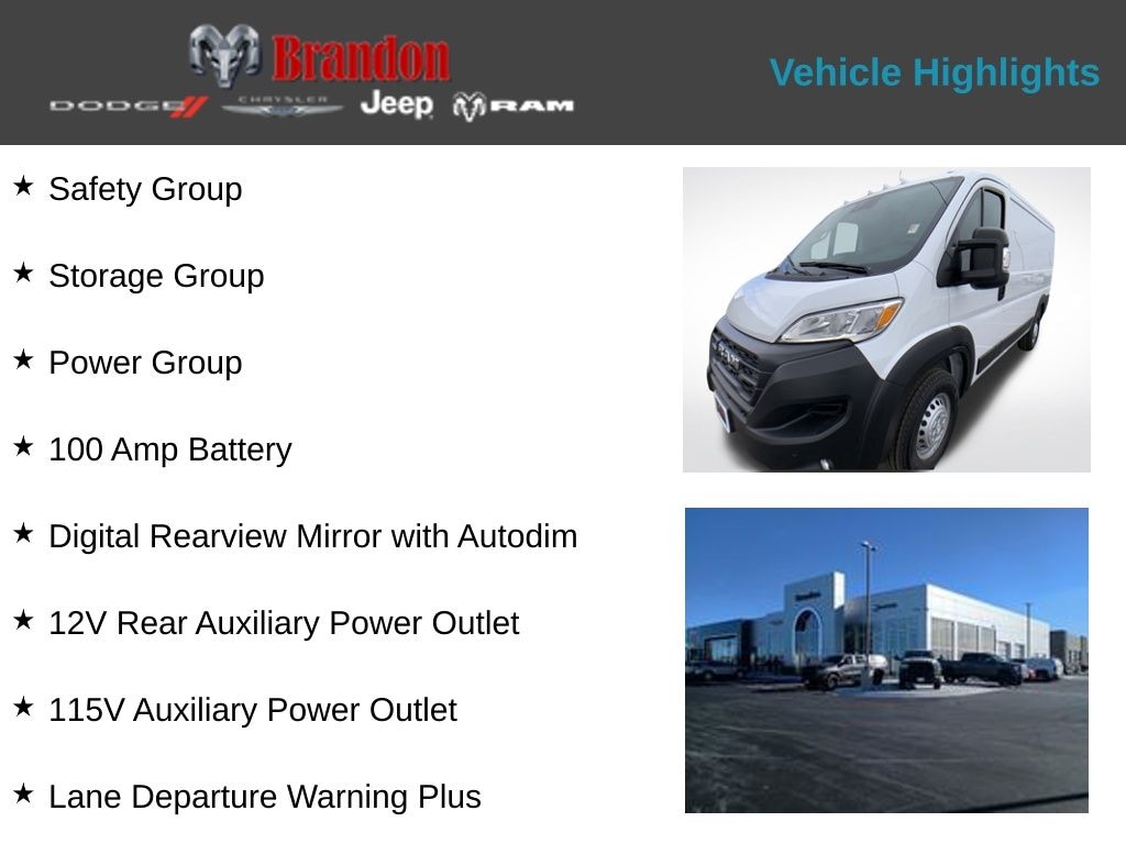 New 2026 Ram ProMaster 2500 Base Cargo Van