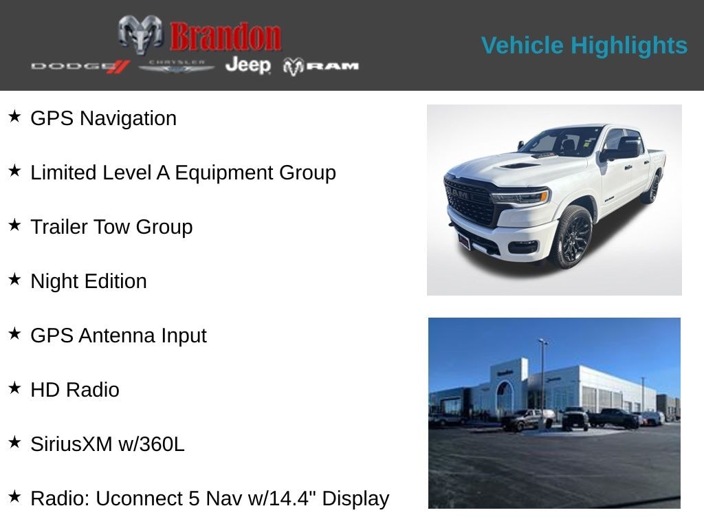 New 2025 Ram 1500 Limited Pickup