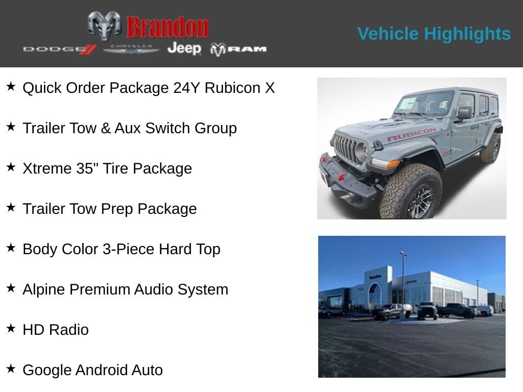 New 2026 Jeep Wrangler Rubicon Sport Utility