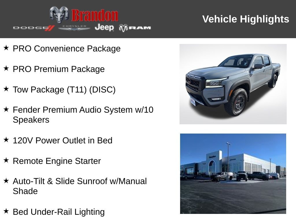 Used 2025 Nissan Frontier PRO-4X Truck