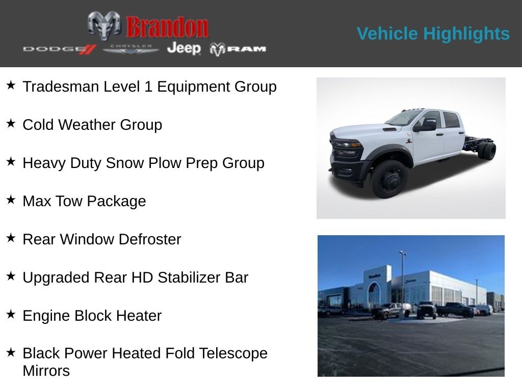 New 2026 Ram 5500 Chassis Cab Tradesman/Big Horn Pickup