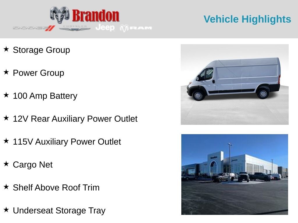 New 2026 Ram ProMaster 2500 High Roof Cargo Van