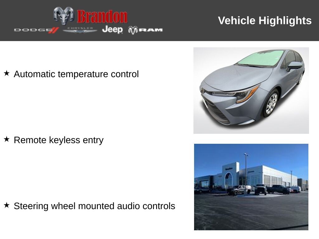 Certified 2023 Toyota Corolla LE Sedan