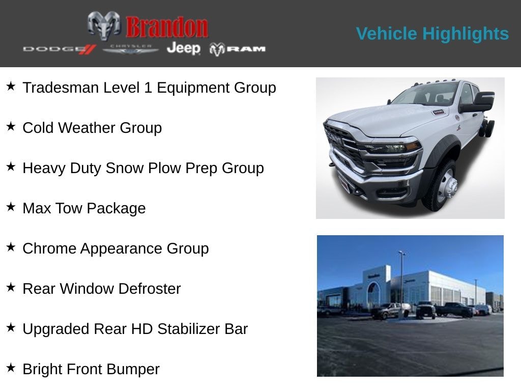 New 2026 Ram 5500 Chassis Cab Tradesman/Big Horn Pickup