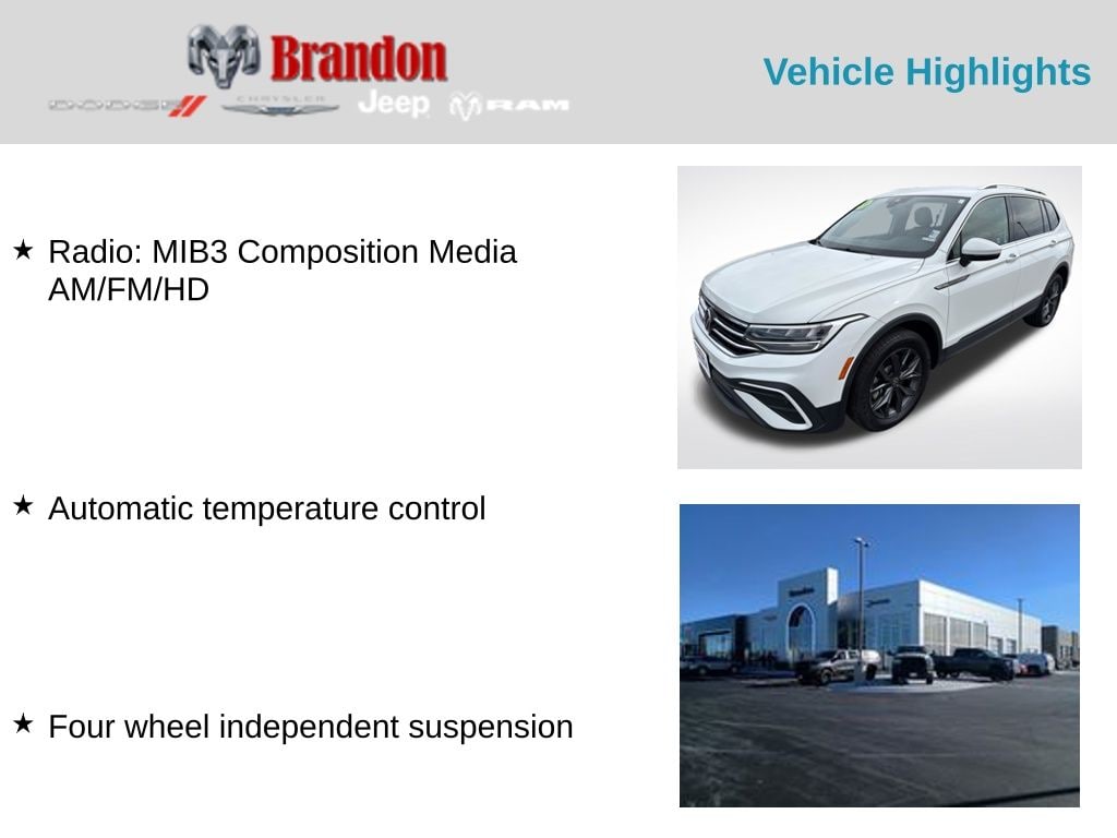 Used 2024 Volkswagen Tiguan 2.0T SE SUV