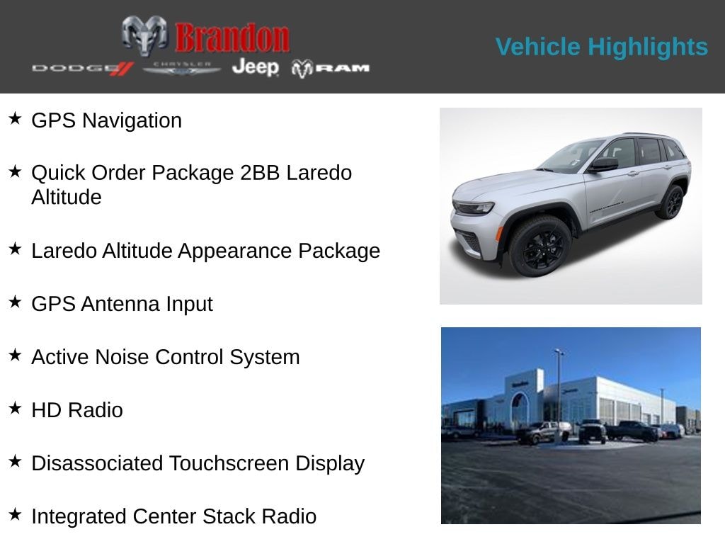 New 2026 Jeep Grand Cherokee Laredo Sport Utility