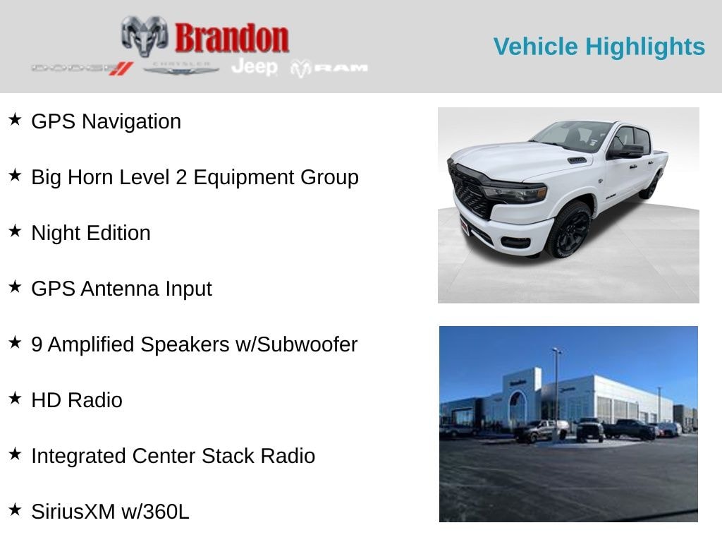 New 2026 Ram 1500 Big Horn/Lone Star Pickup