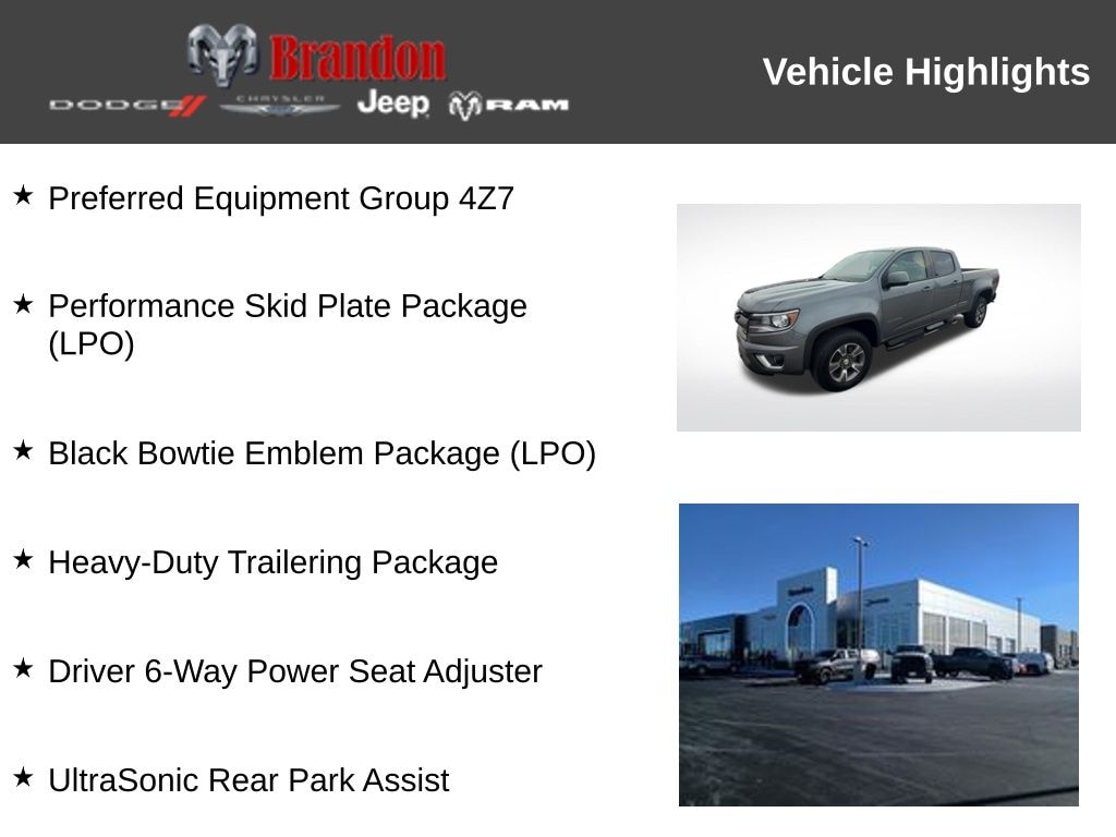 Certified 2019 Chevrolet Colorado Z71 Truck