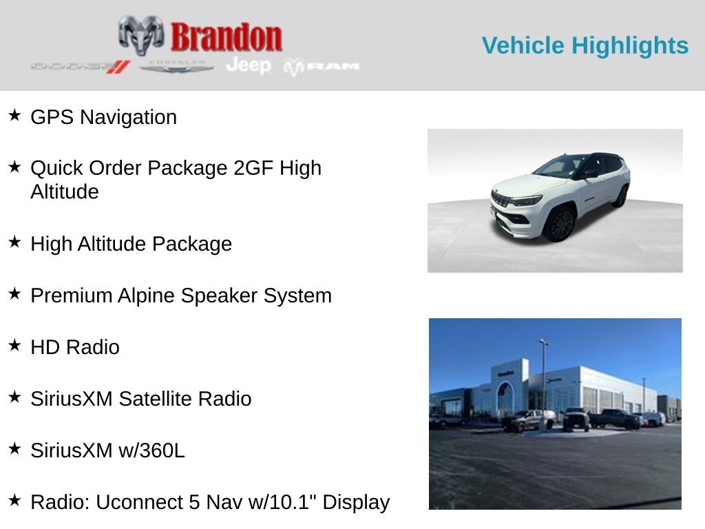 Used 2022 Jeep Compass High Altitude SUV