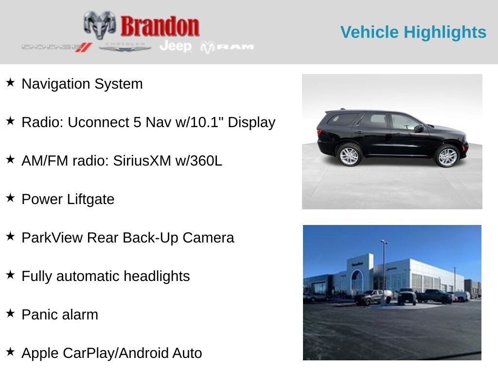 New 2026 Dodge Durango GT Sport Utility