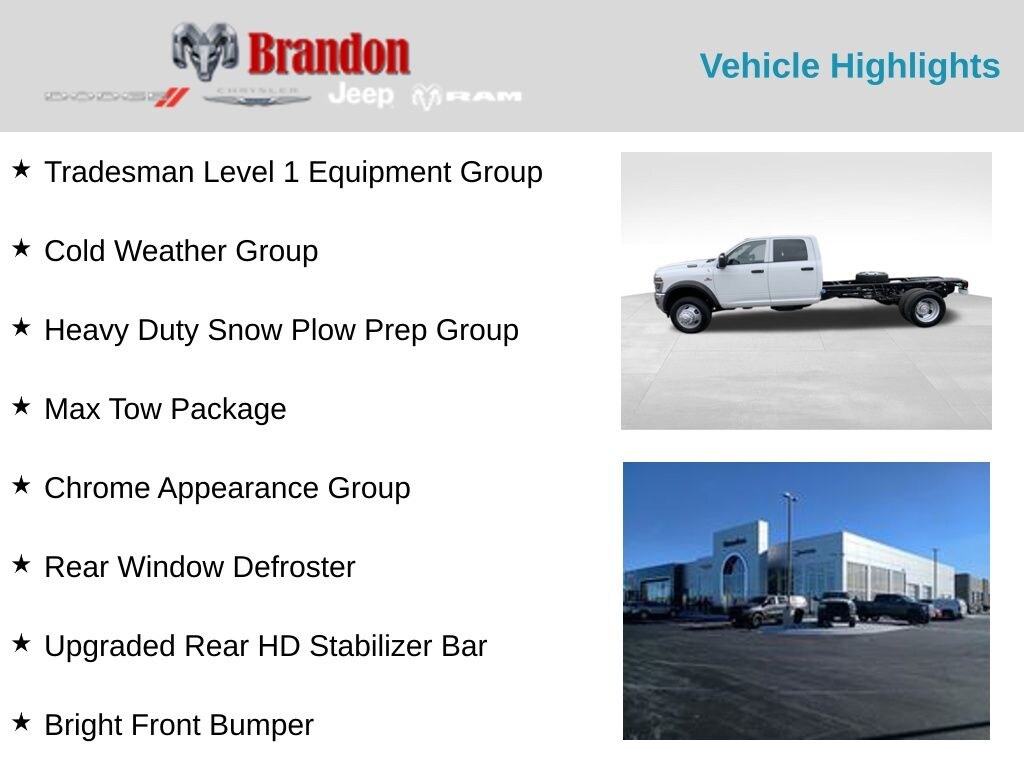 New 2026 Ram 5500 Chassis Cab Tradesman/Big Horn Pickup