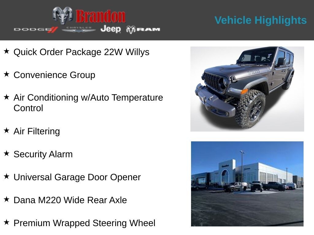 New 2026 Jeep Wrangler Sport Sport Utility