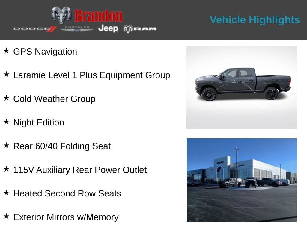 New 2026 Ram 2500 Laramie Pickup