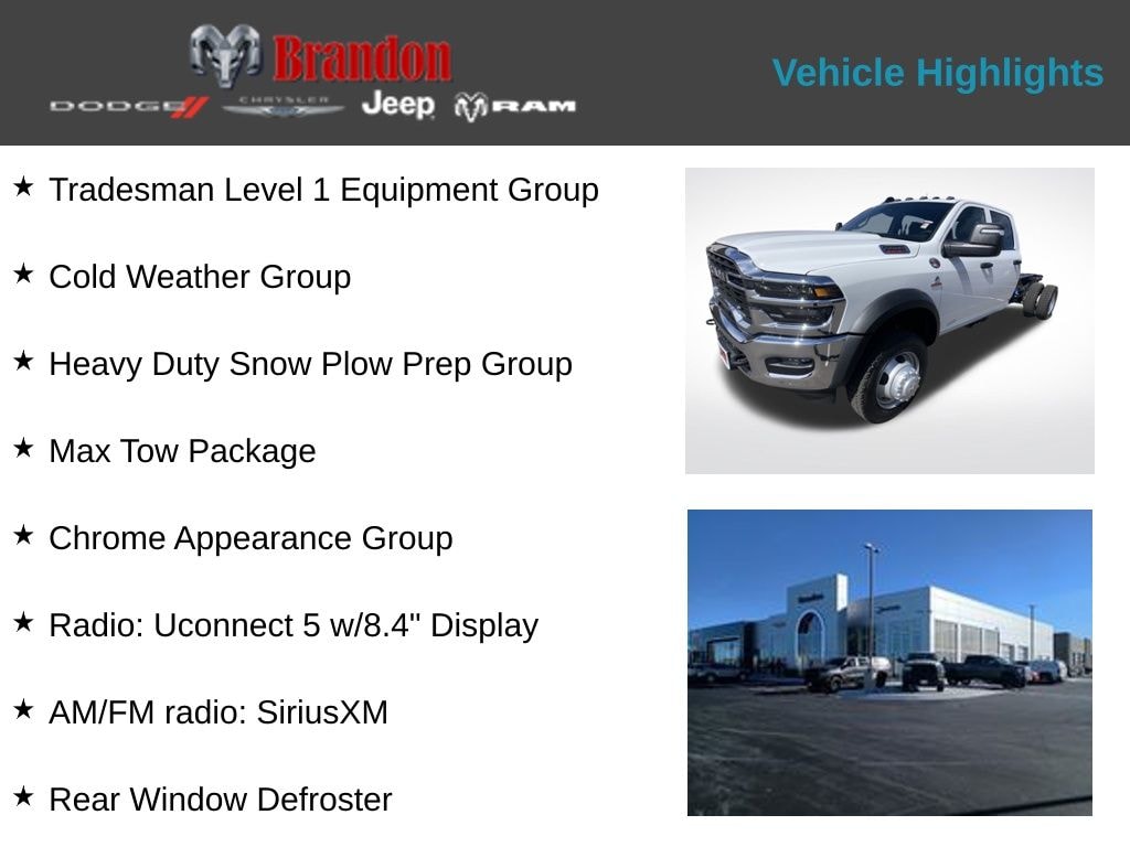 New 2026 Ram 5500 Chassis Cab Tradesman/Big Horn Pickup